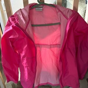 Columbia hooded girls Large jacket